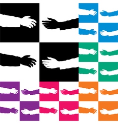 Hands vector image