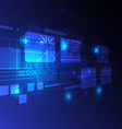 Digital technology concept background vector image