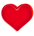 Relief heart vector image