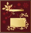 Set of christmas decoration vector image