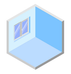 An empty room interior Royalty Free Vector Image