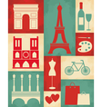 Retro Paris Poster vector image