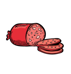 Salami Salami vector image