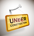 Under construction vector image