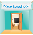 Back to school vector image