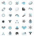 Logo elements collection vector image