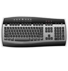 Keyboard vector image