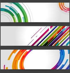 Abstract banners vector image