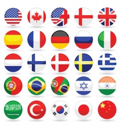 world flags vector image