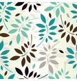 Seamless leaves wallpaper vector image
