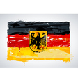 Grunge Germany national flag vector image