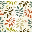 Seamless leaves wallpaper vector image