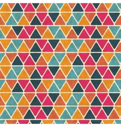 Retro seamless geometric pattern vector image