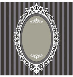 Vintage frame vector image