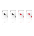 Playing cards Playing cards vector image