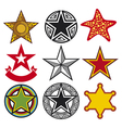 Set of stars vector image