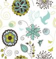 Retro seamless pattern vector image
