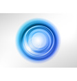 Background blue light center vector image