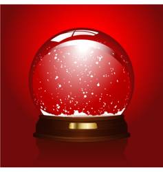Snow globe vector image