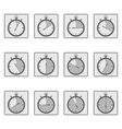Timer Icons vector image