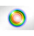Background rainbow light center vector image