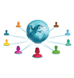 Social media icons vector image