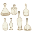 Bottles drawings vector image
