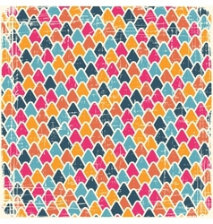 Retro seamless geometric pattern vector image
