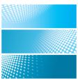 Halftone banners vector image
