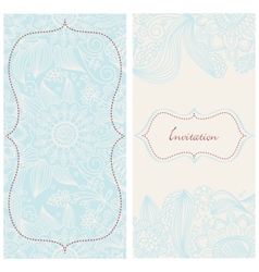 Invitation card vector image