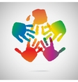 Hand Print icon vector image