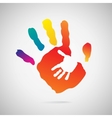 Hand Print icon vector image