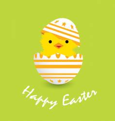 Easter card vector image