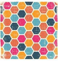 Retro seamless geometric pattern vector image