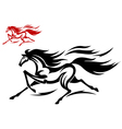 Mustang horse vector image
