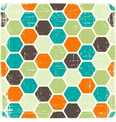 Retro seamless geometric pattern vector image