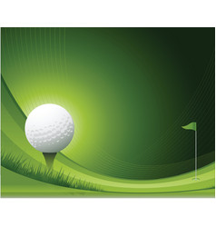 Golf background vector image