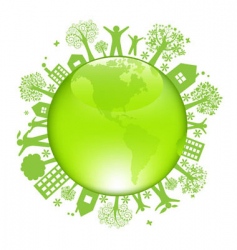 Earth day vector image
