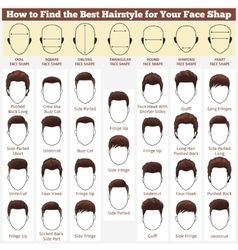 Different faces and haircuts Different faces and haircuts vector image