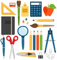 School Set vector image
