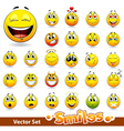 Cute smileballs vector image