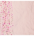 Vintage dots pattern background vector image
